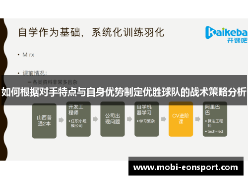 如何根据对手特点与自身优势制定优胜球队的战术策略分析