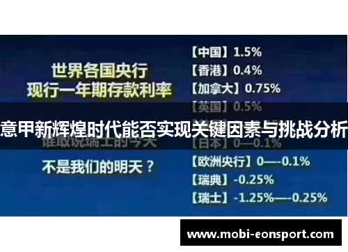 意甲新辉煌时代能否实现关键因素与挑战分析