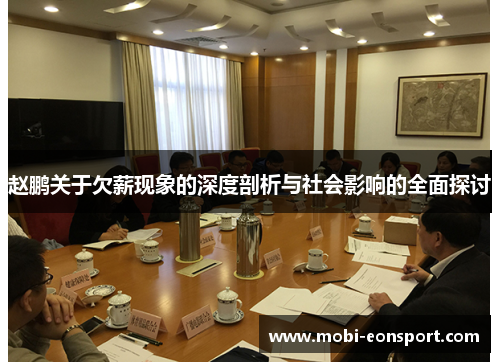 赵鹏关于欠薪现象的深度剖析与社会影响的全面探讨 赵鹏关于欠薪现象的深度剖析与社会影响的全面探讨