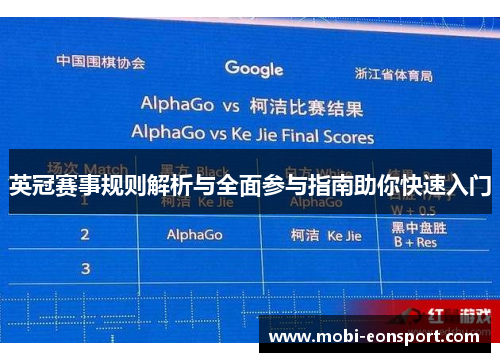 英冠赛事规则解析与全面参与指南助你快速入门 英冠赛事规则解析与全面参与指南助你快速入门